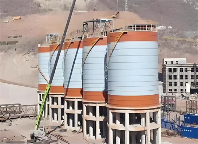 吊罗山乡高架钢板仓